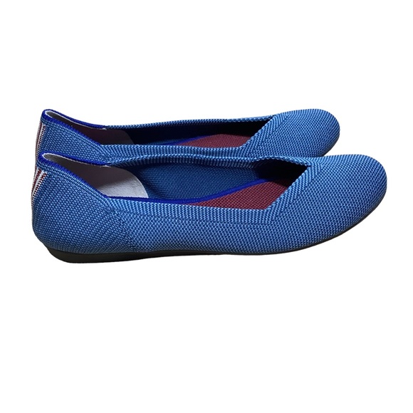 Rothy's Shoes - Rothy’s Indigo The Flat Mini Stripe